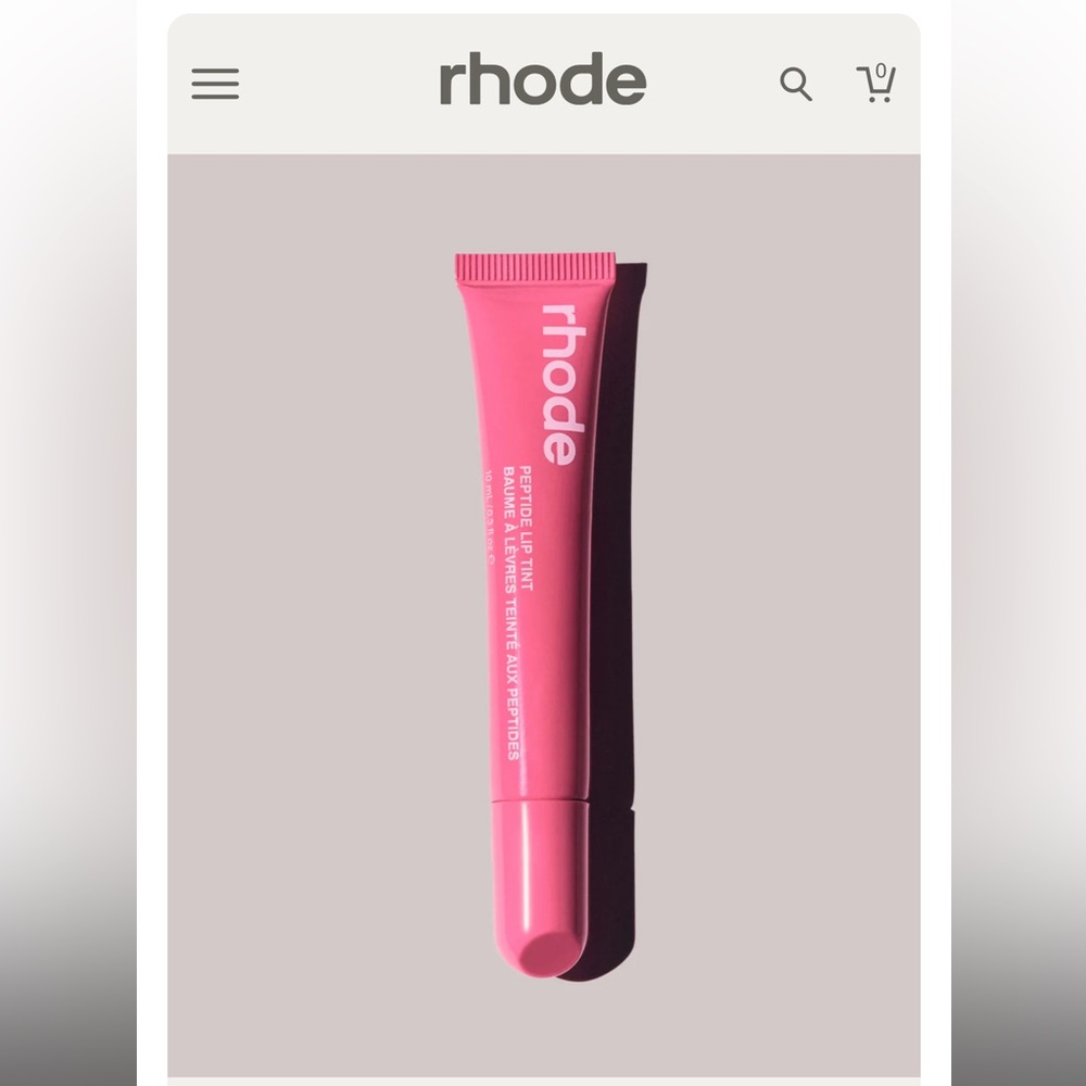 new rhode sugar cookie lip tint (SOLD OUT ONLINE)